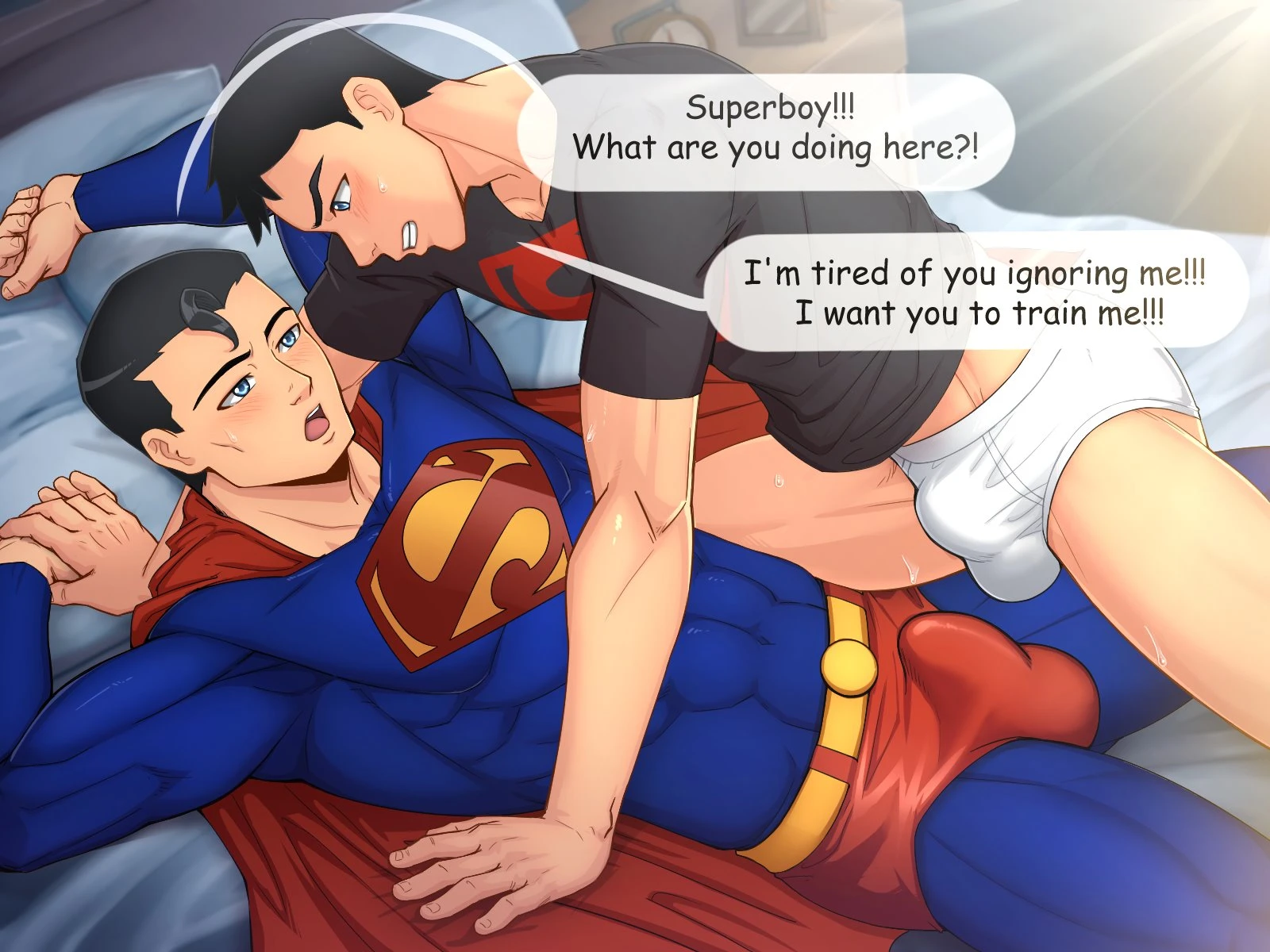 Superman X Superboy porn comic picture 4