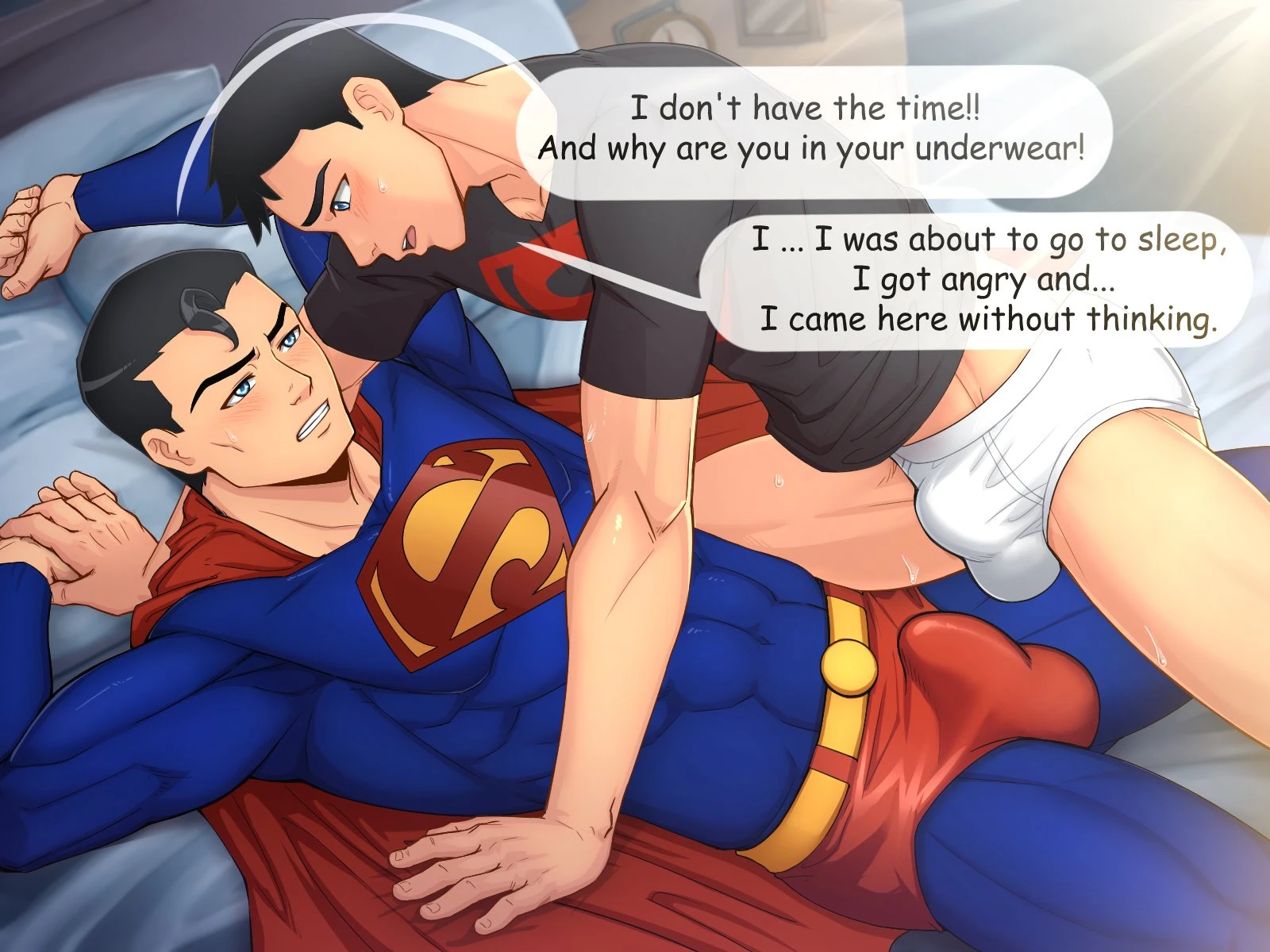 Superman X Superboy porn comic picture 6