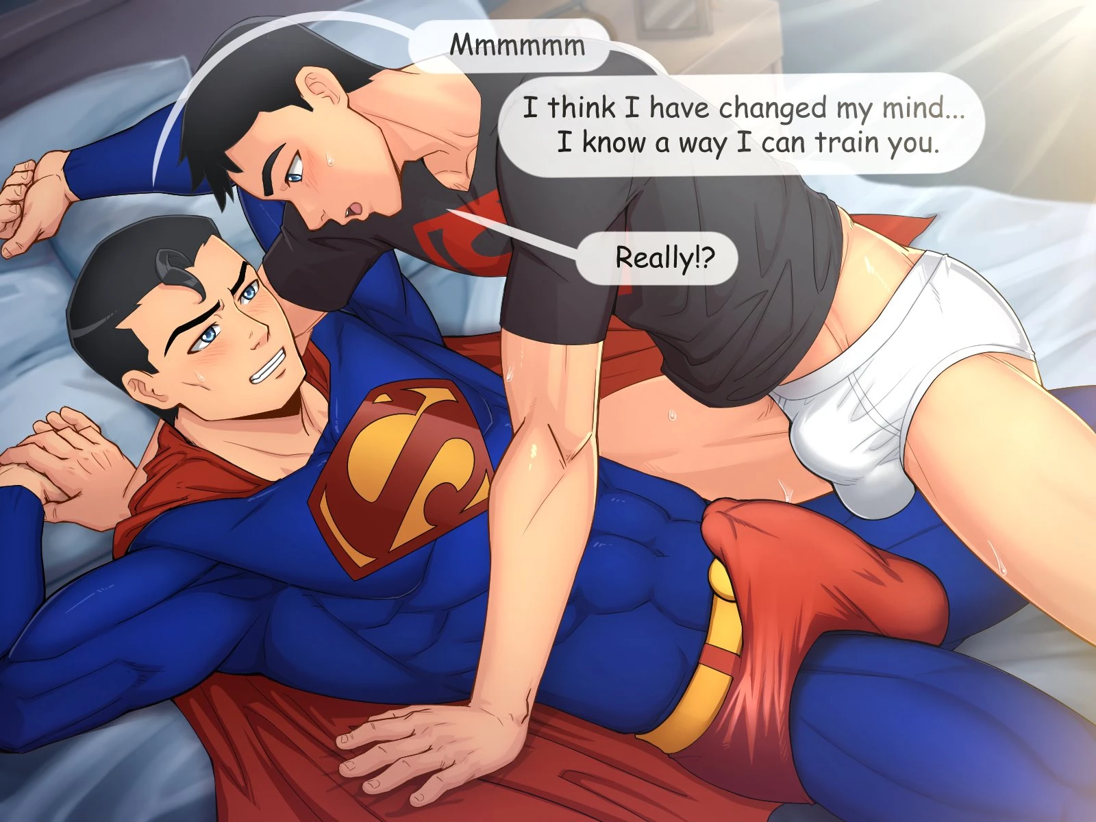 Superman X Superboy porn comic picture 8