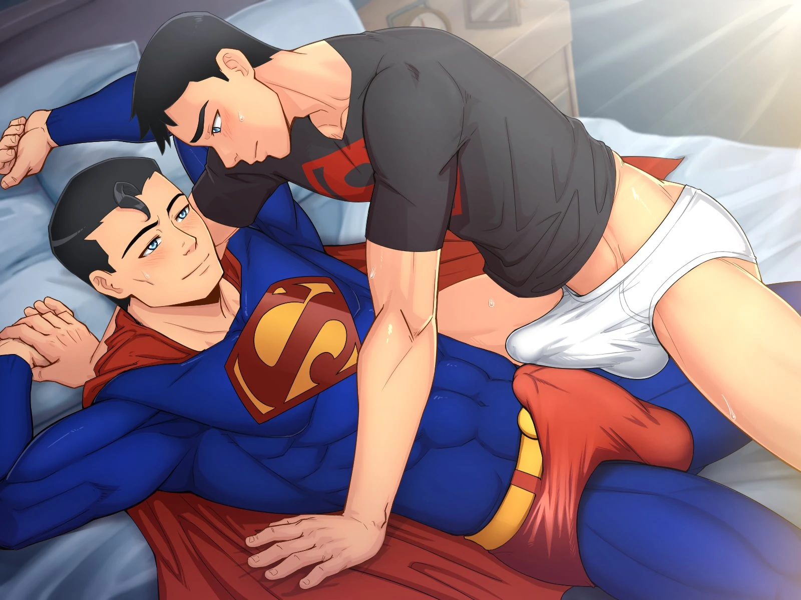 Superman X Superboy porn comic picture 9