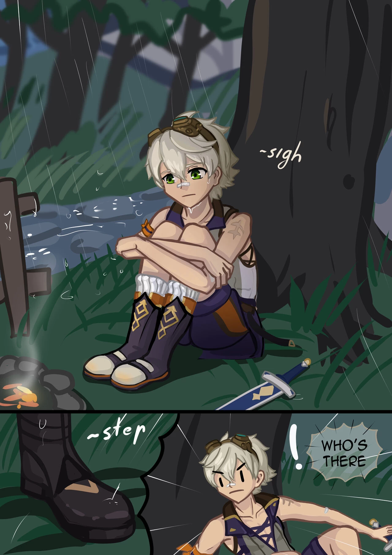 Survival Lesson porn comic picture 3