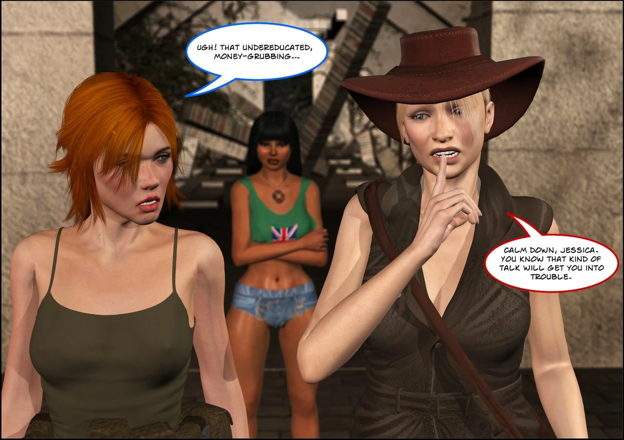 Susan Ryker and the Temple of Brown Cuties porn comic picture 4