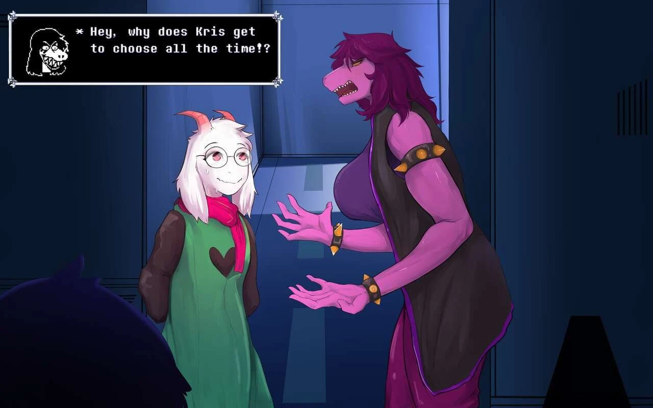 Susie x Ralsei porn comic picture 1