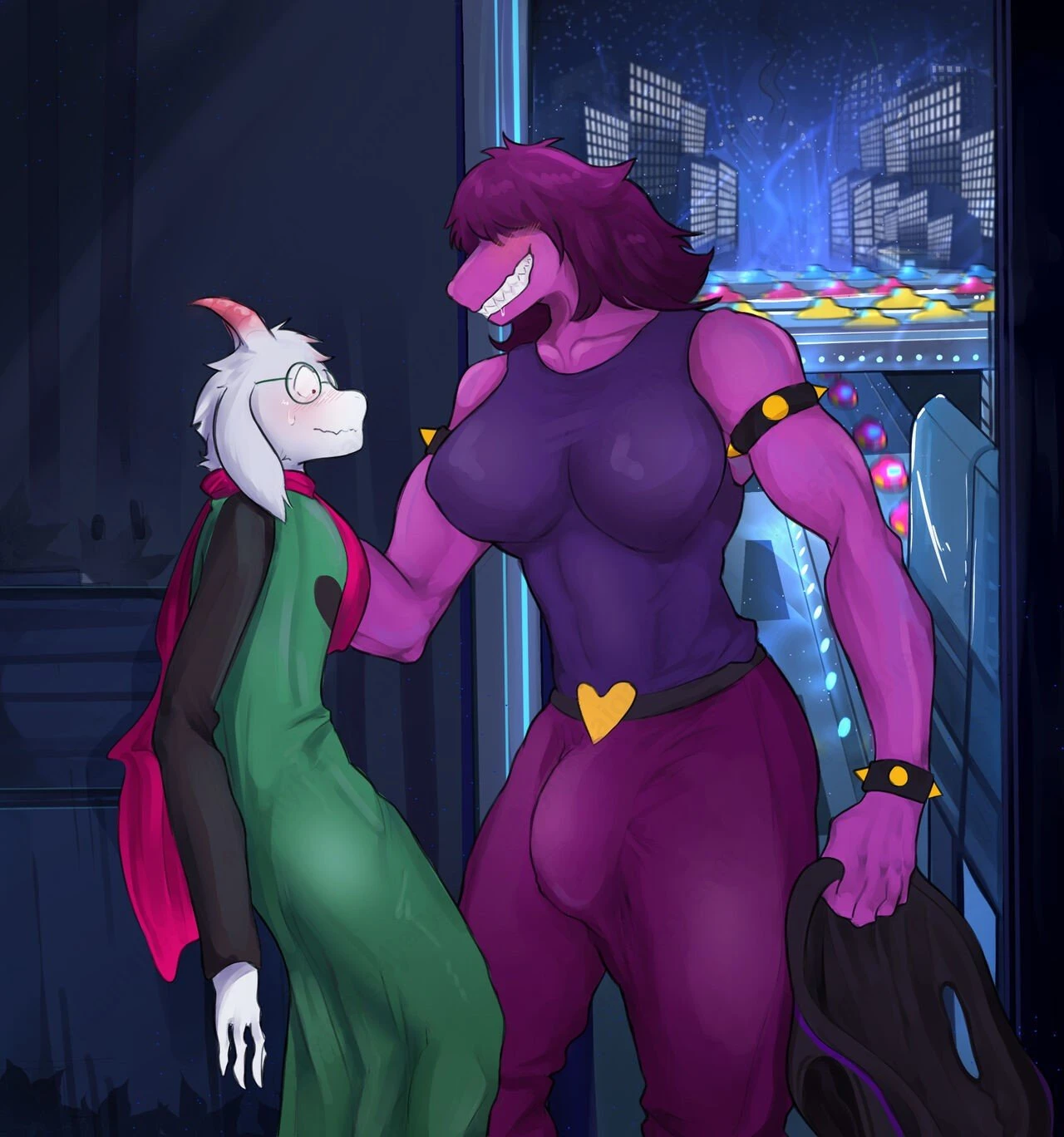 Susie x Ralsei porn comic picture 3