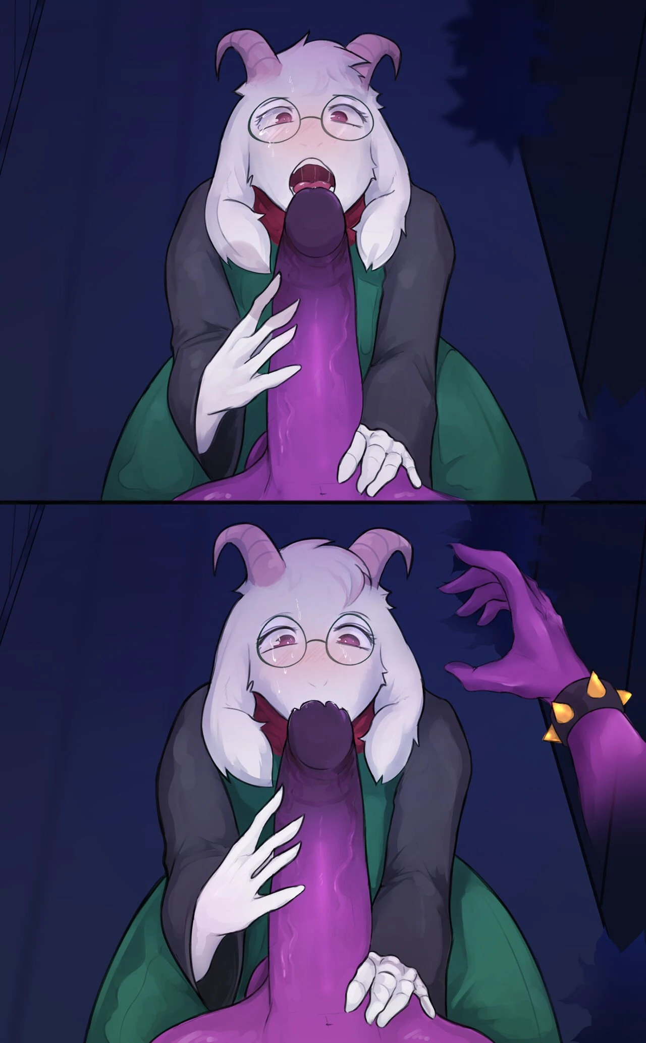 Susie x Ralsei porn comic picture 5