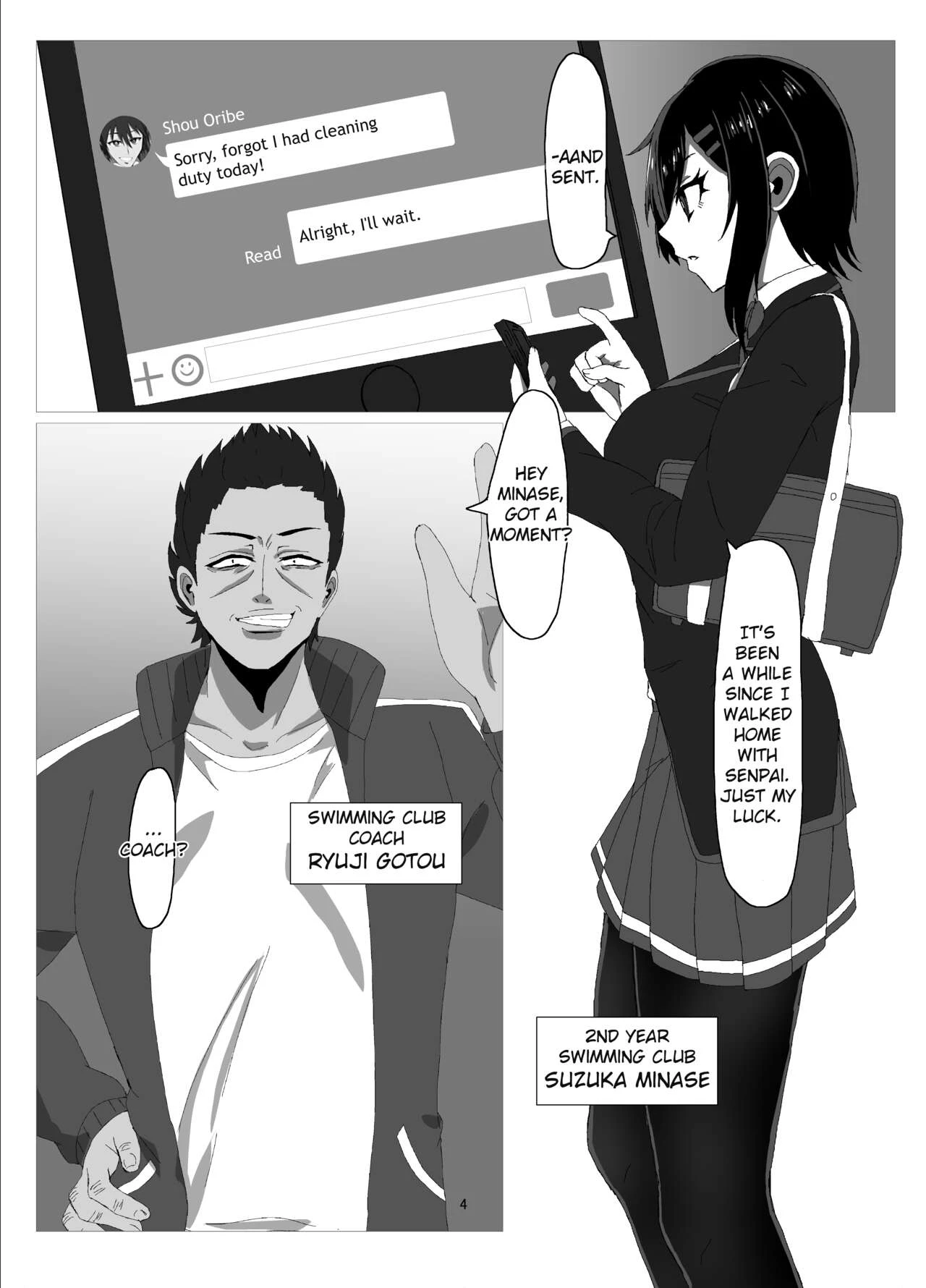 Suzuka MInase - Property of the Swimming Club porn comic picture 3