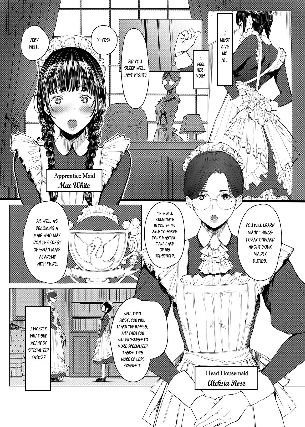 SWAN MAID ACADEMY porn comic picture 4
