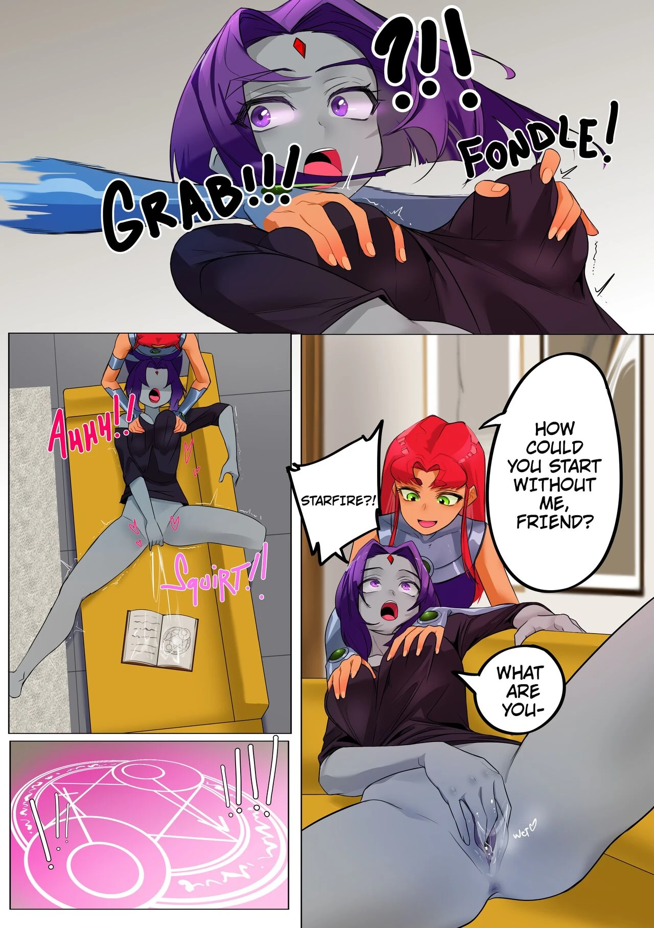 Swap Titans porn comic picture 3