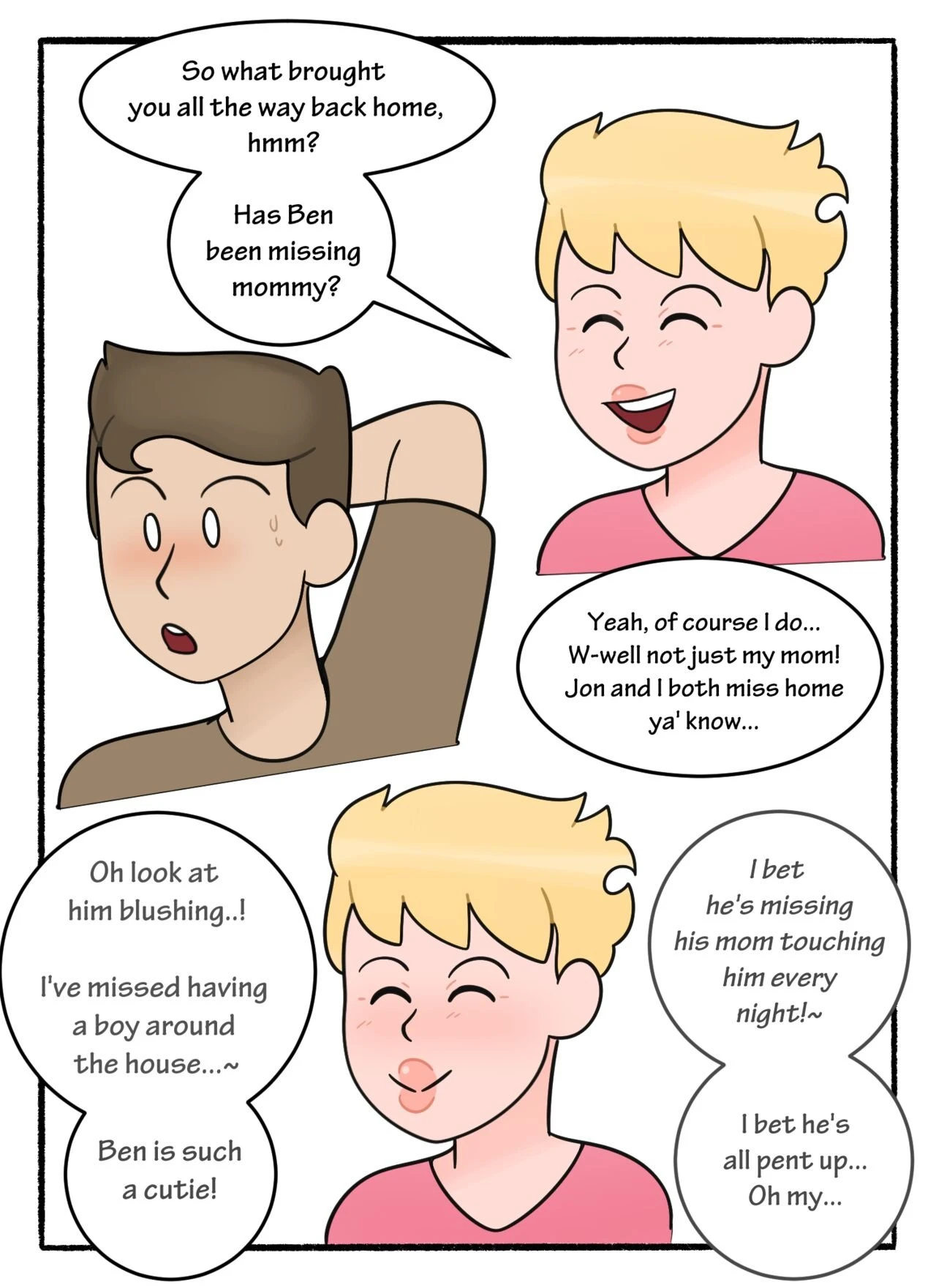 Swapping Moms porn comic picture 12