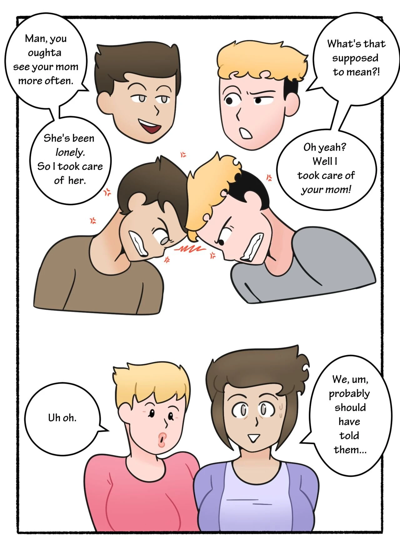 Swapping Moms porn comic picture 47