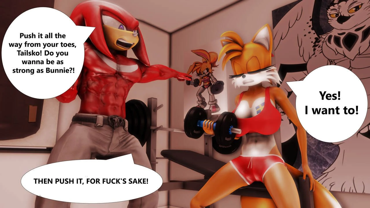 Sweat and Love from Sweden porn comic picture 8