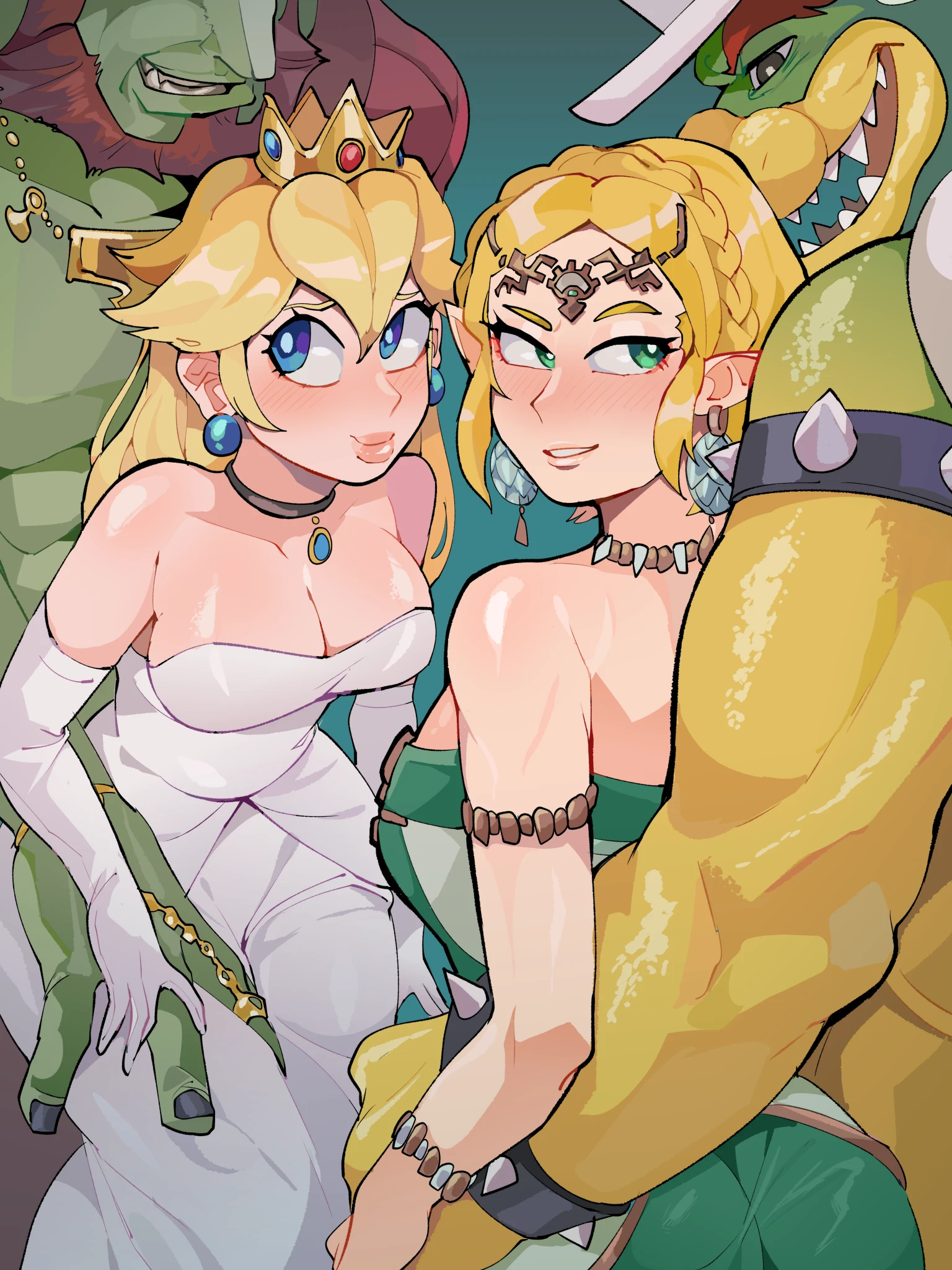 Switching Princesses porn comic picture 1