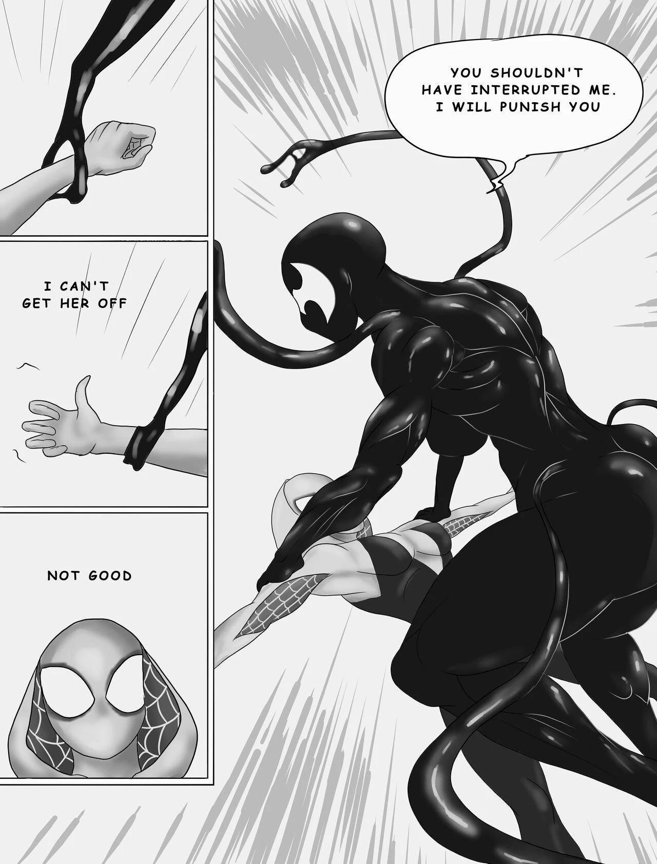 Symbiote Lust porn comic picture 16