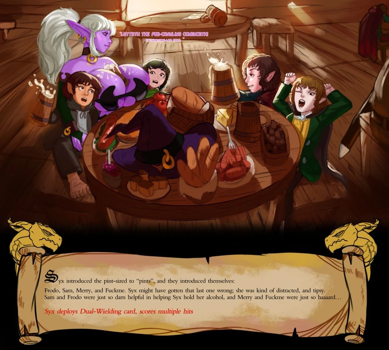 Syx in Middle-Earth porn comic picture 2