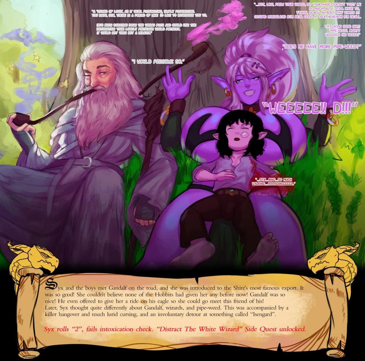 Syx in Middle-Earth porn comic picture 23