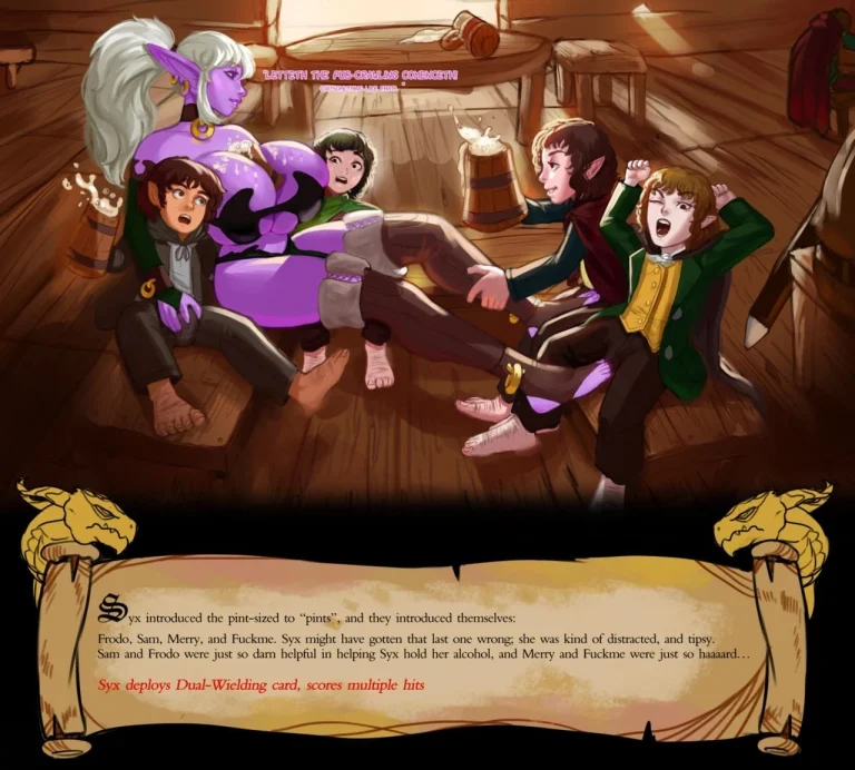 Syx in Middle-Earth porn comic picture 3