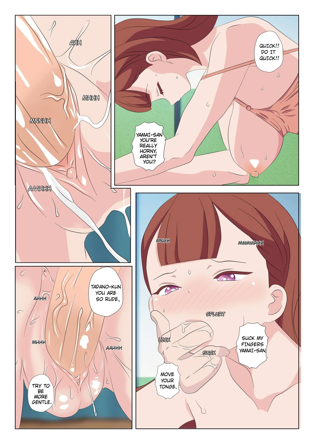 Tadano-kun can't cum alone 2 porn comic picture 15