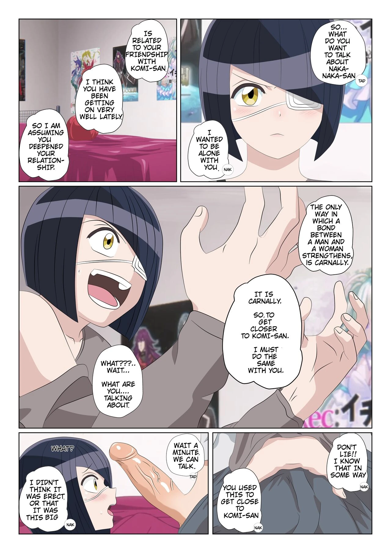 Tadano-kun can't cum alone 3 porn comic picture 6