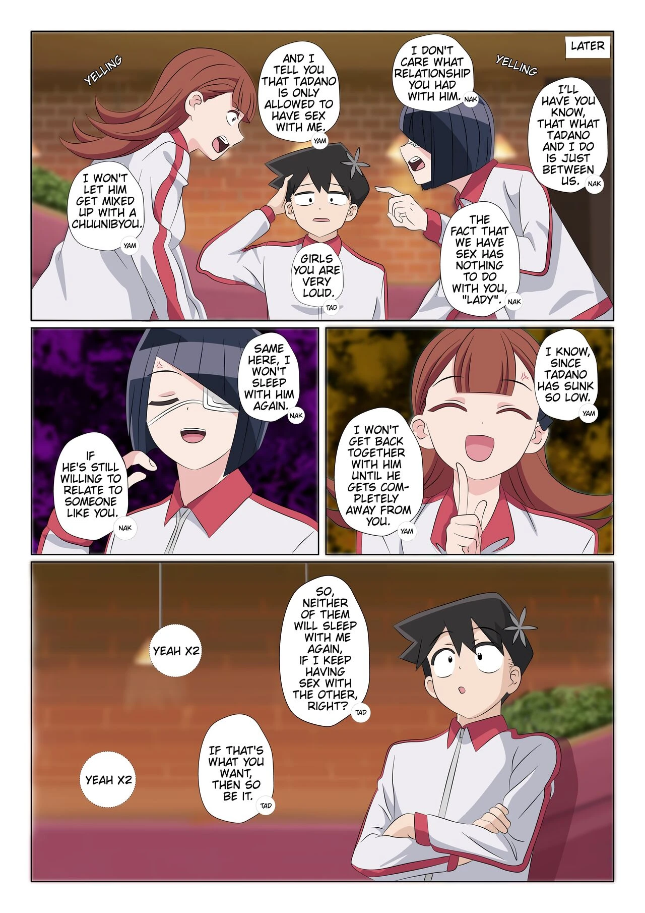 Tadano-kun can't cum alone 7 porn comic picture 4