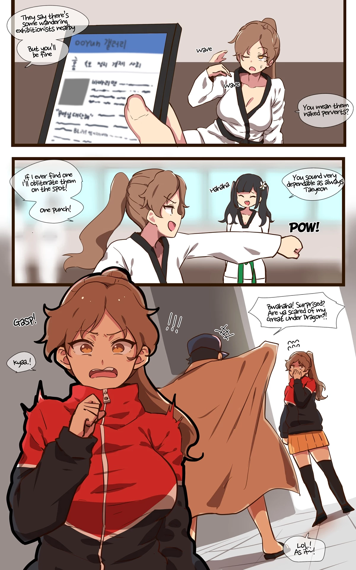 Taekwon Girl Taeyeon Story porn comic picture 2