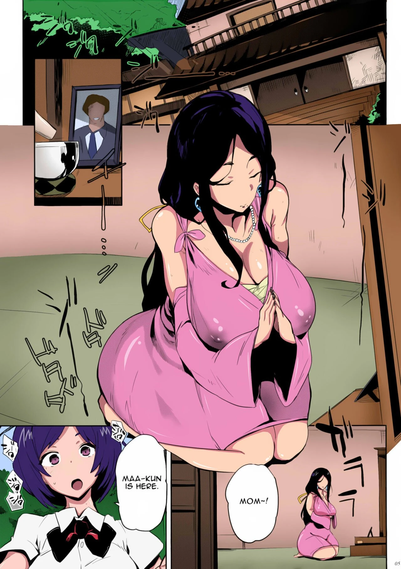 Taima no Haha | Demon Slayer Mother [Colorized] porn comic picture 3