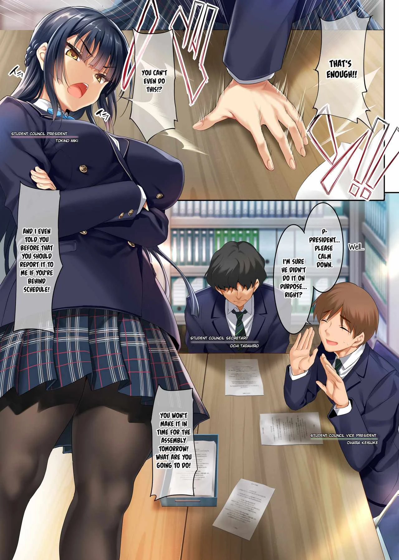 Takabisha na Seitokaichou o Appli de Juujun Choukyou porn comic picture 3