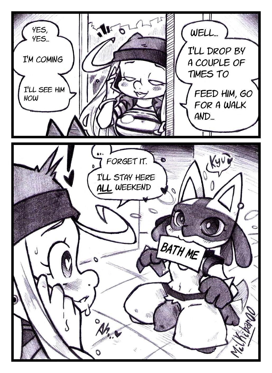 Take Care of Lucario porn comic picture 2