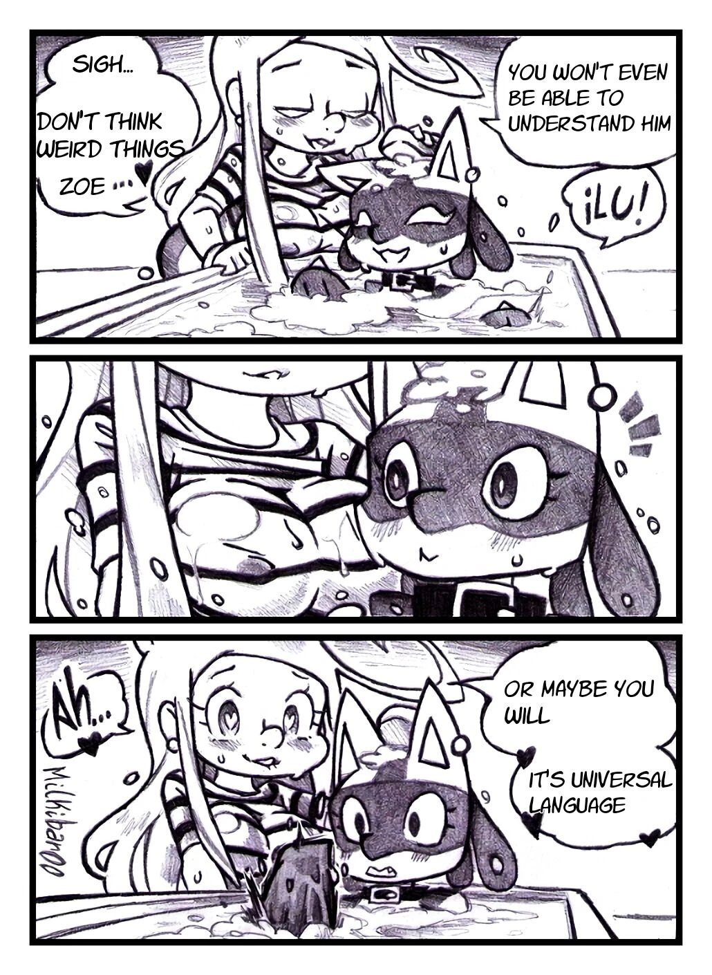 Take Care of Lucario porn comic picture 3