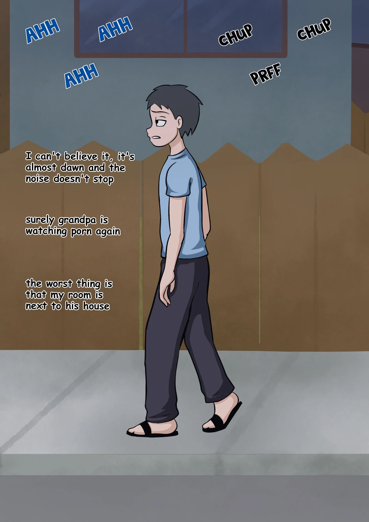 Taking Care of My Friend's Grandpa porn comic picture 64