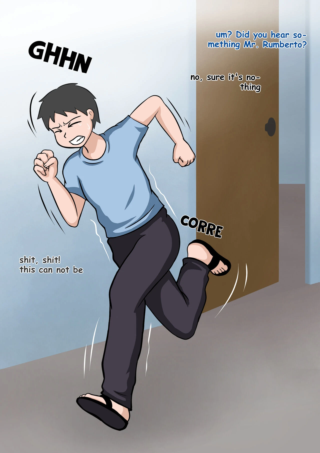 Taking Care of My Friend's Grandpa porn comic picture 83