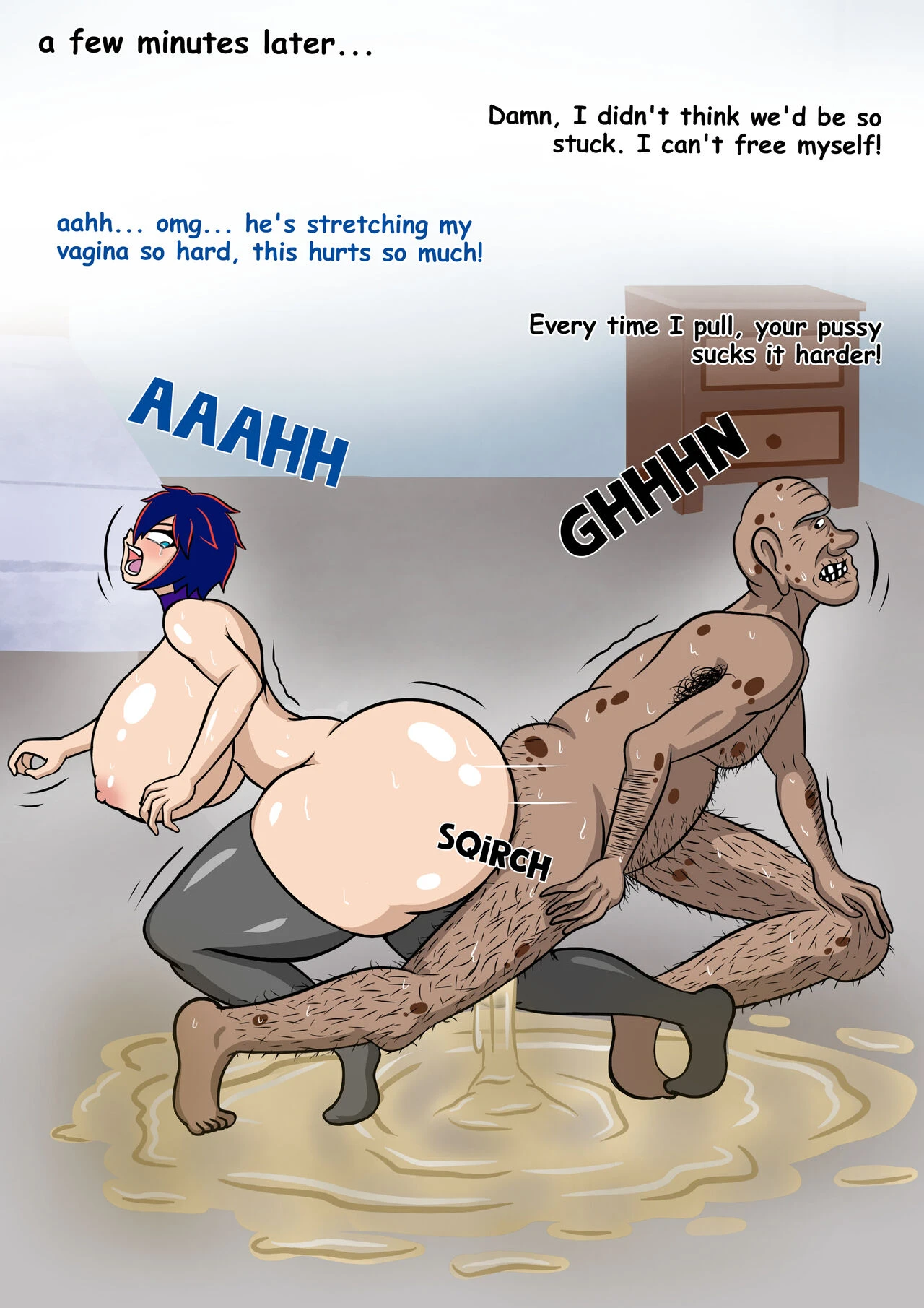 Taking Care of My Friend's Grandpa porn comic picture 89