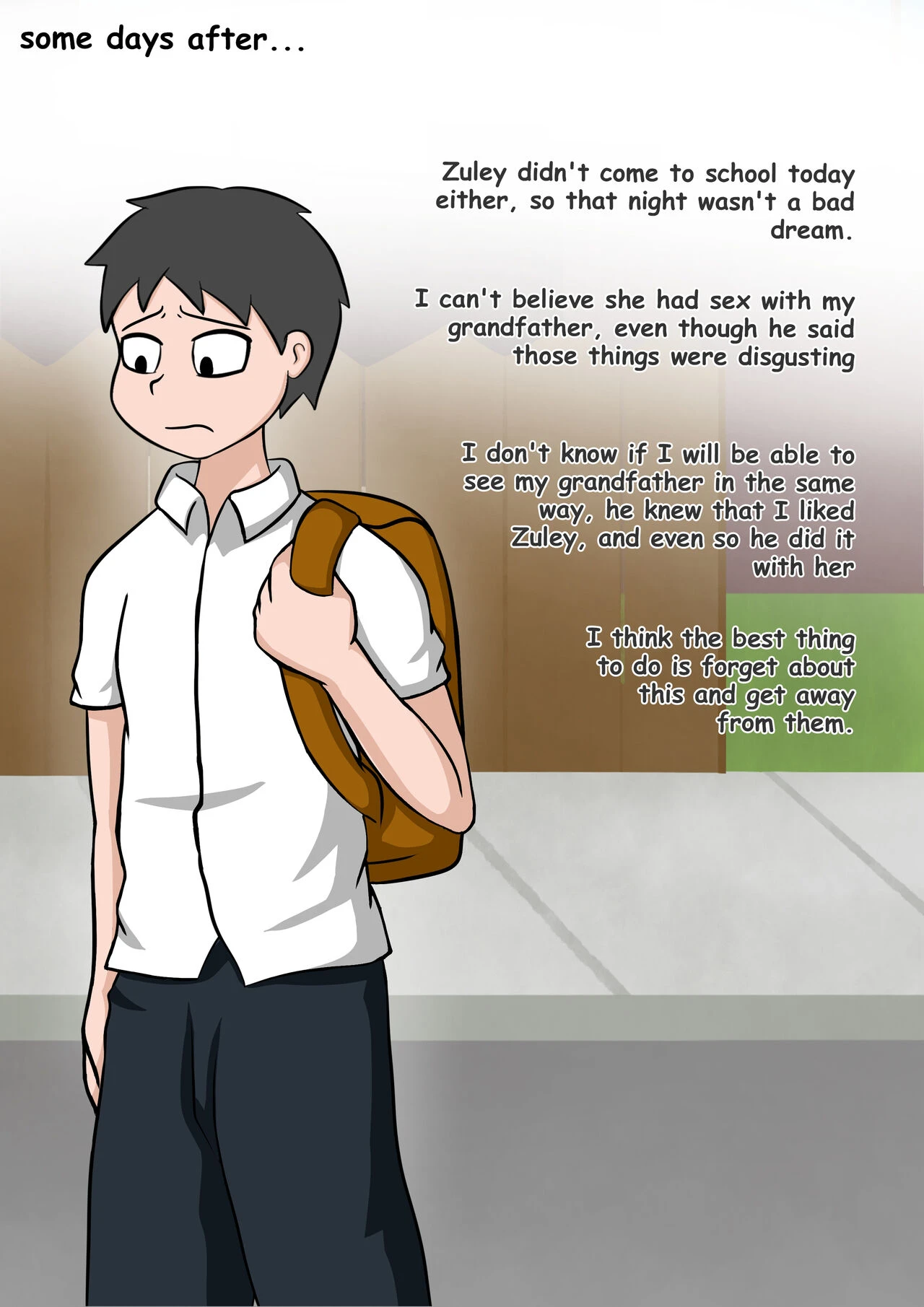 Taking Care of My Friend's Grandpa porn comic picture 96