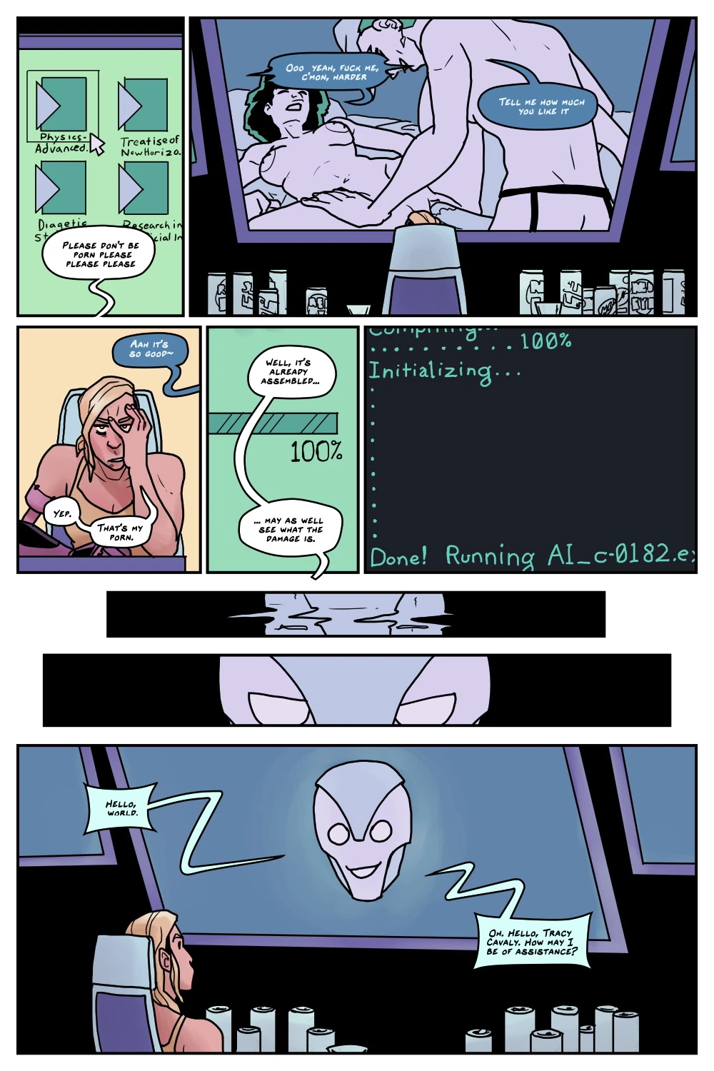 Tales From Planet XX 5-6 porn comic picture 4