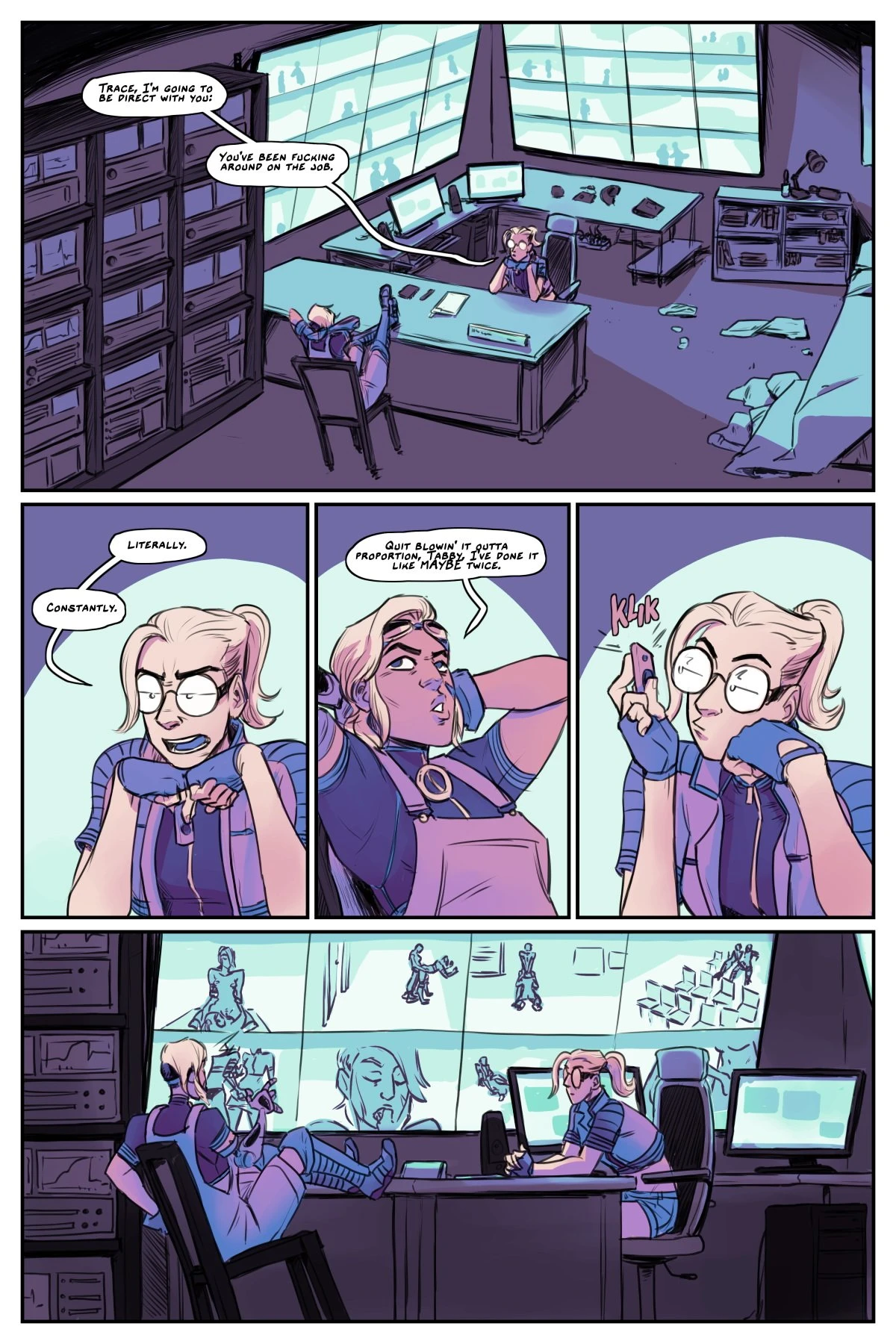 Tales From Planet XX Ch.2 -Remote Session porn comic picture 2