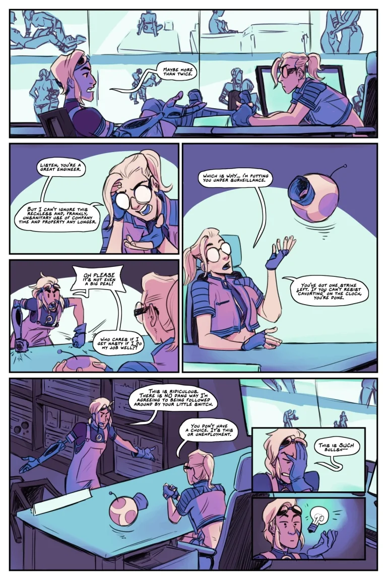 Tales From Planet XX Ch.2 -Remote Session porn comic picture 3