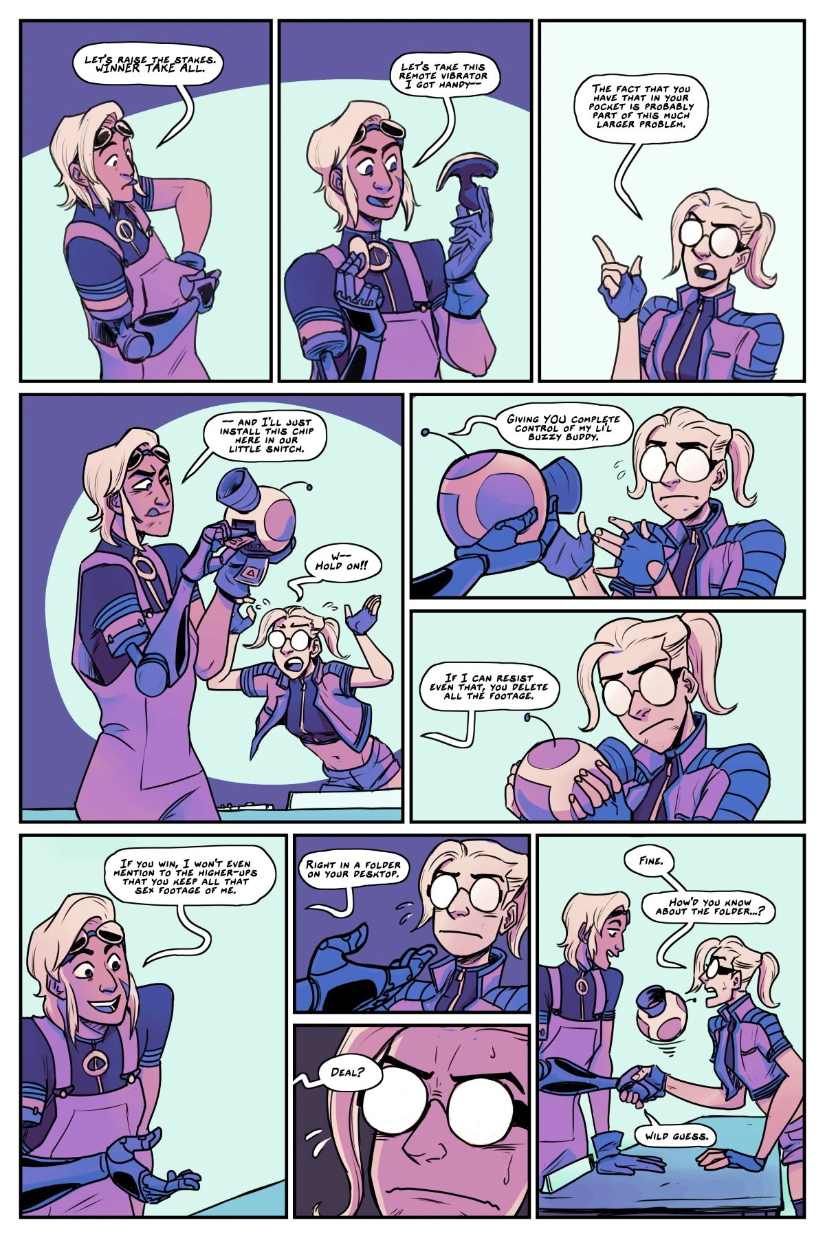 Tales From Planet XX Ch.2 -Remote Session porn comic picture 4