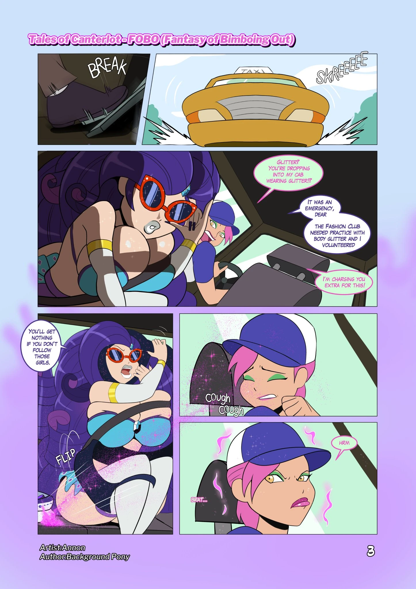 Tales of Canterlot 2. FOBO : Fantasy Of Bimboing Out porn comic picture 3