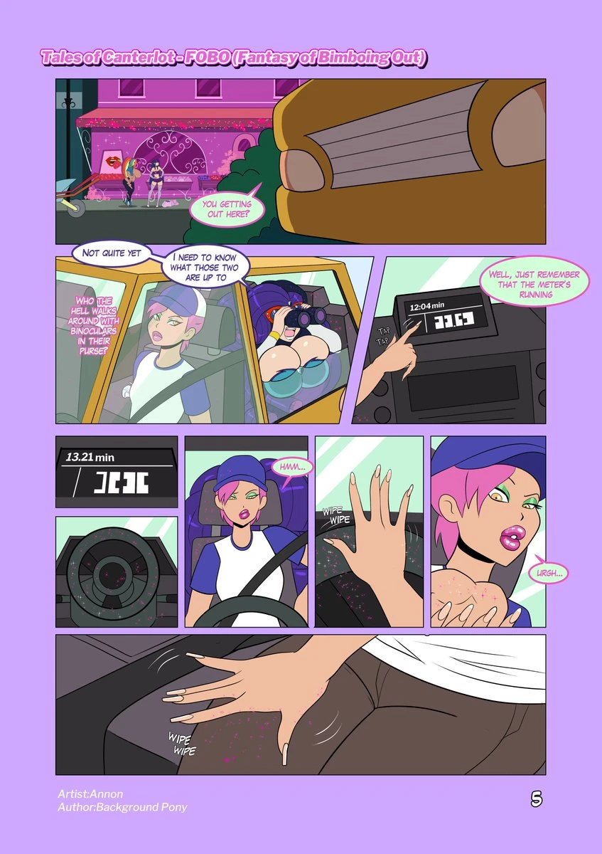 Tales of Canterlot 2. FOBO : Fantasy Of Bimboing Out porn comic picture 5