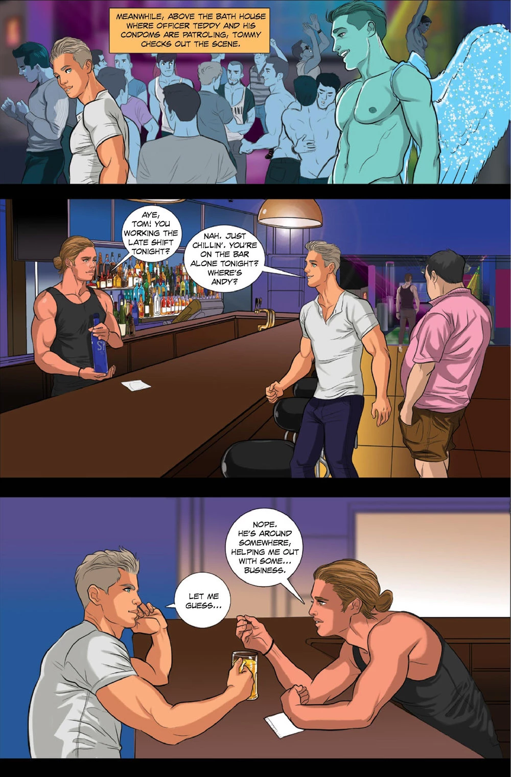 Tales of the Naked Knight #1 Club Story porn comic picture 11