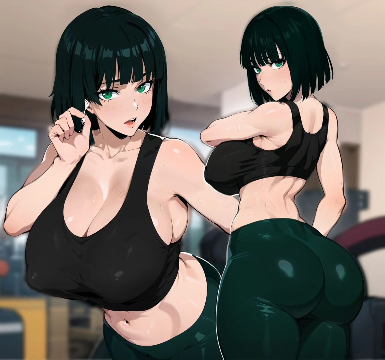 Tatsumaki and Fubuki porn comic picture 8