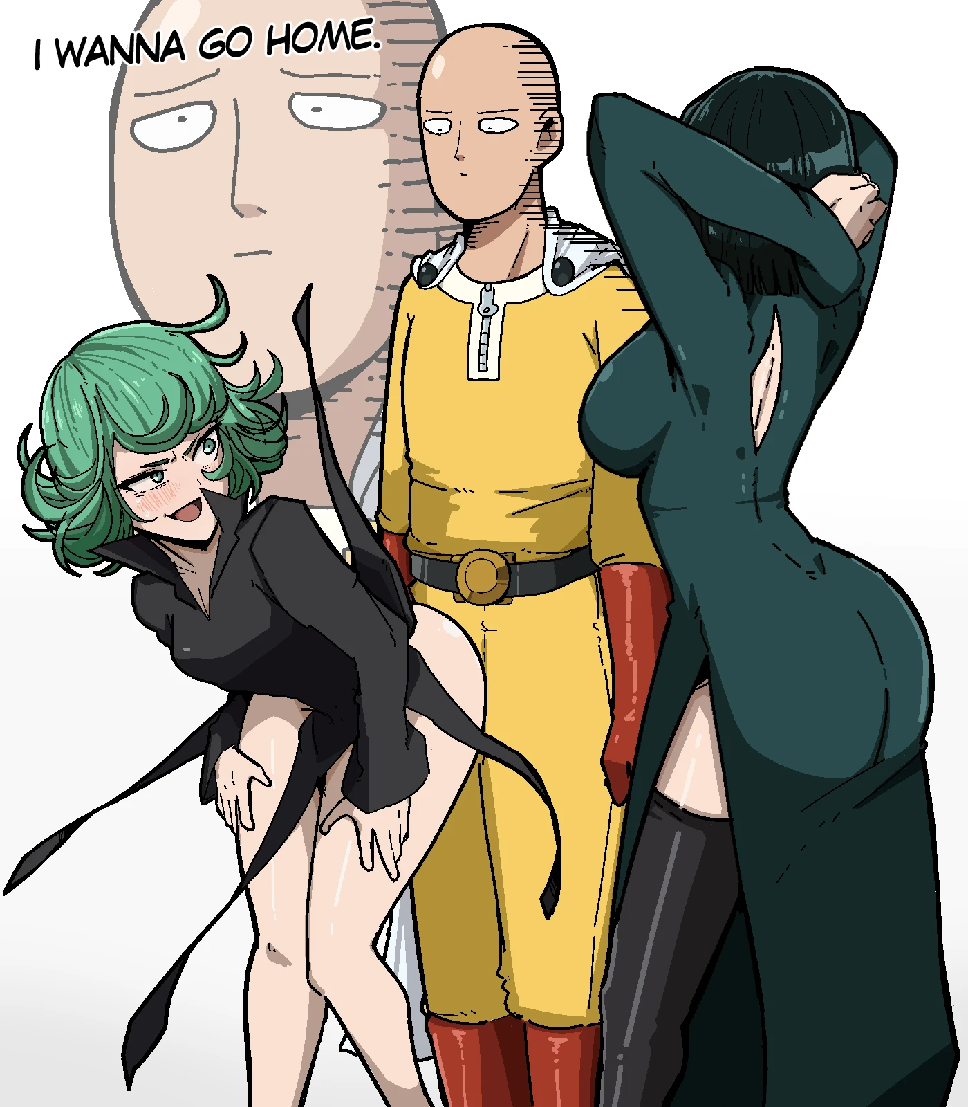 Tatsumaki vs Saitama porn comic picture 5