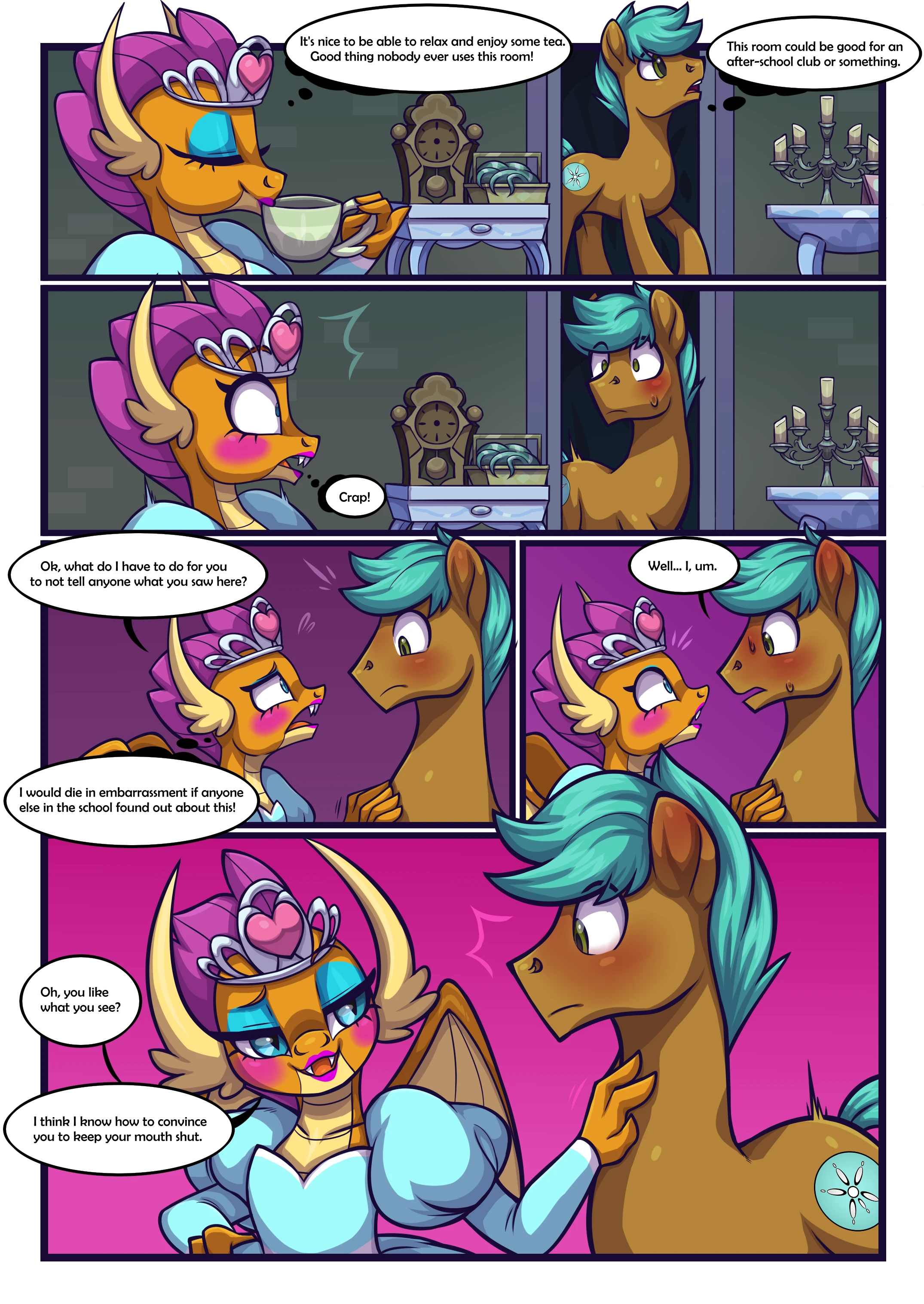 Tea Party porn comic picture 1