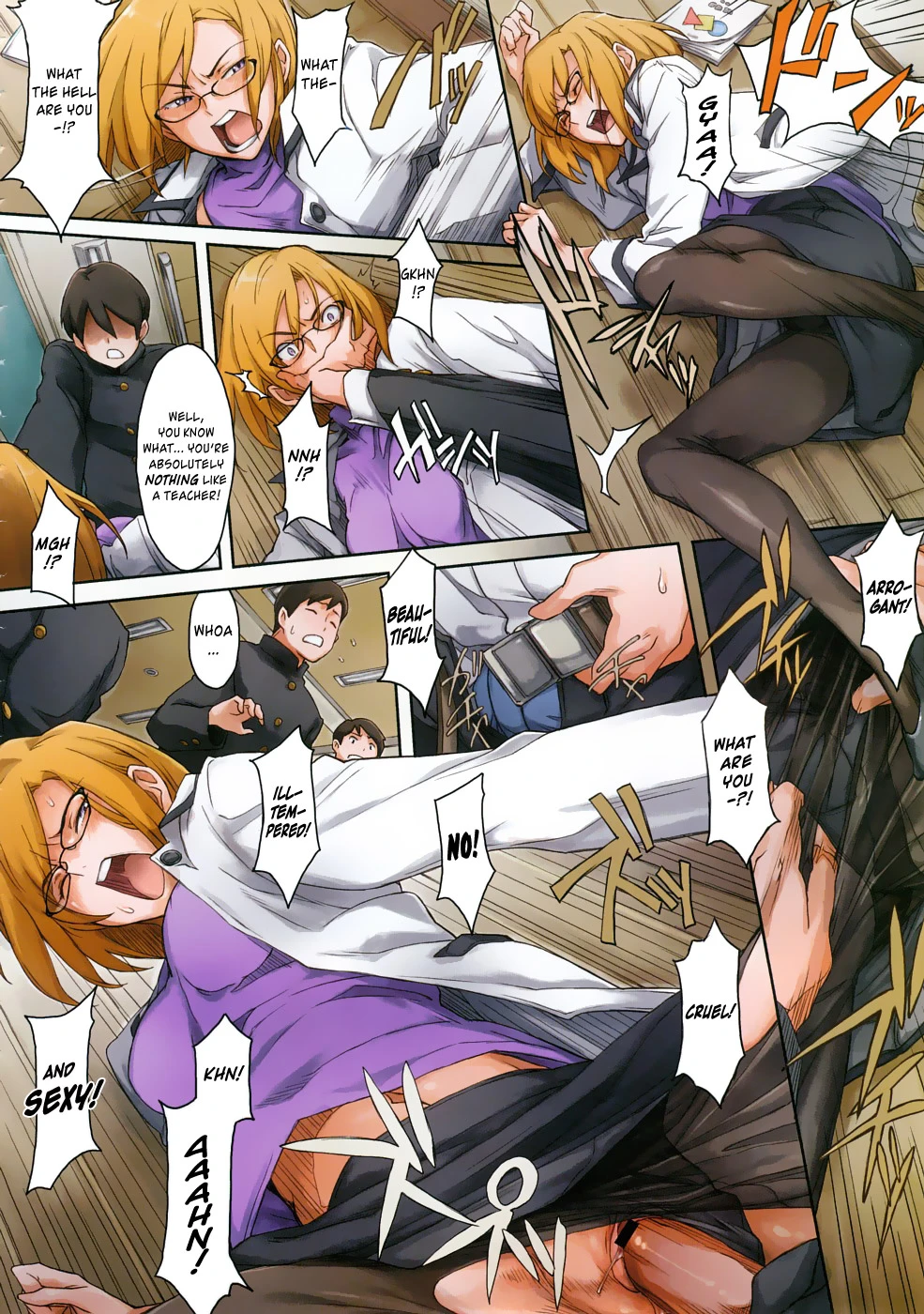 Teacher's punishment | R no Tekikaku porn comic picture 2