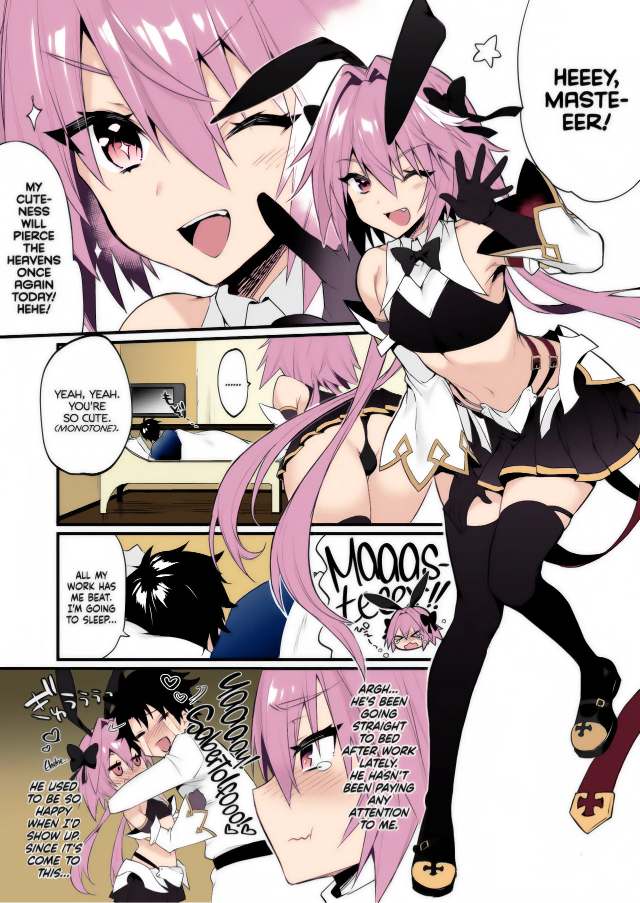 Teasing Astolfo porn comic picture 2