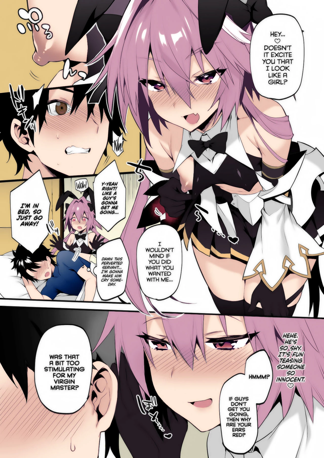 Teasing Astolfo porn comic picture 3