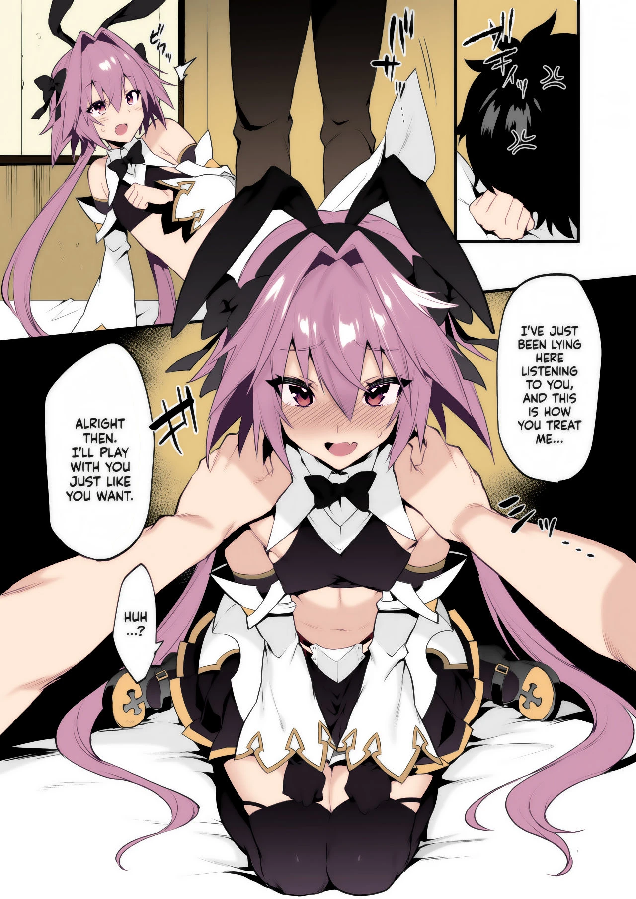 Teasing Astolfo porn comic picture 4