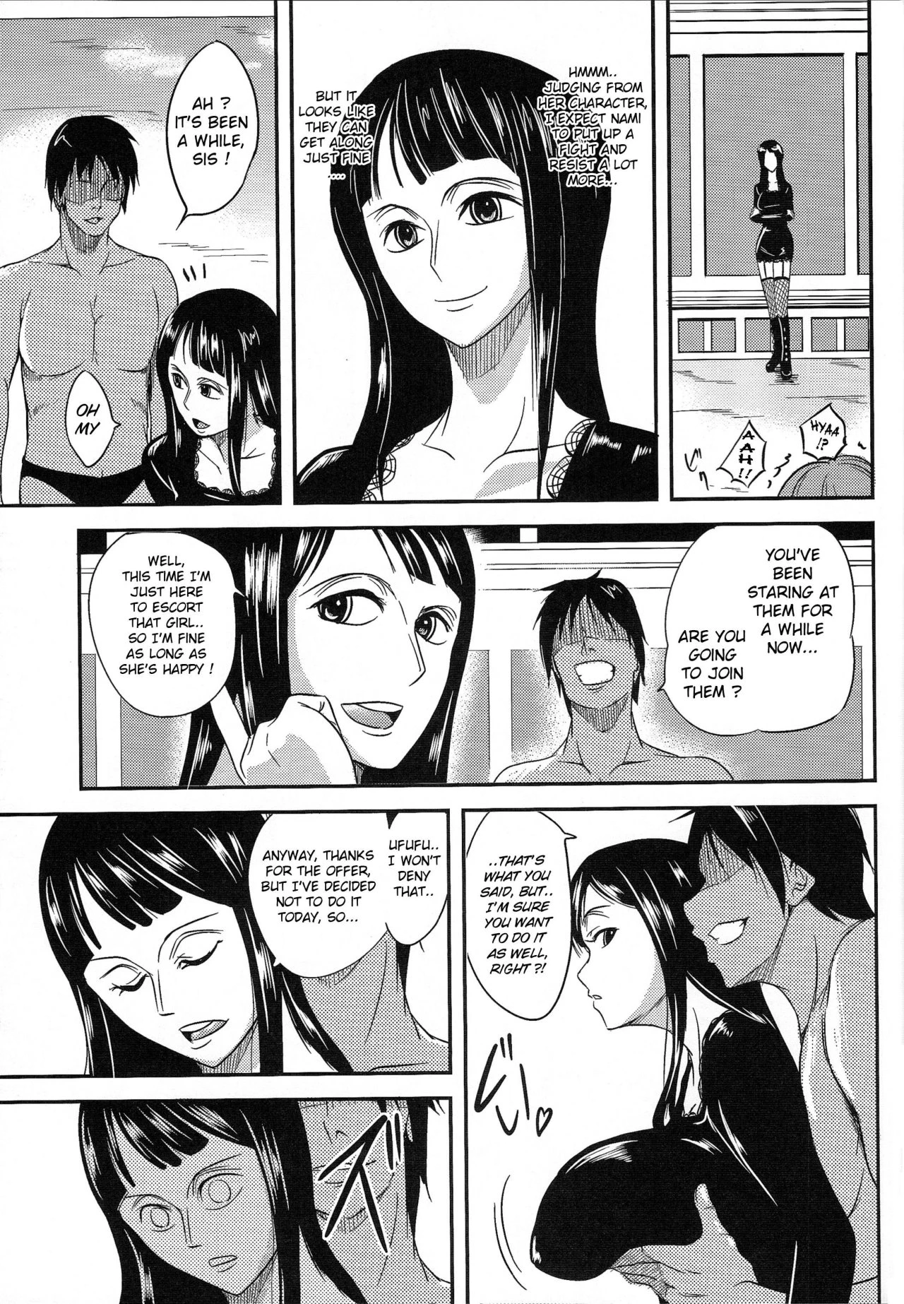 Teasing Nami porn comic picture 17