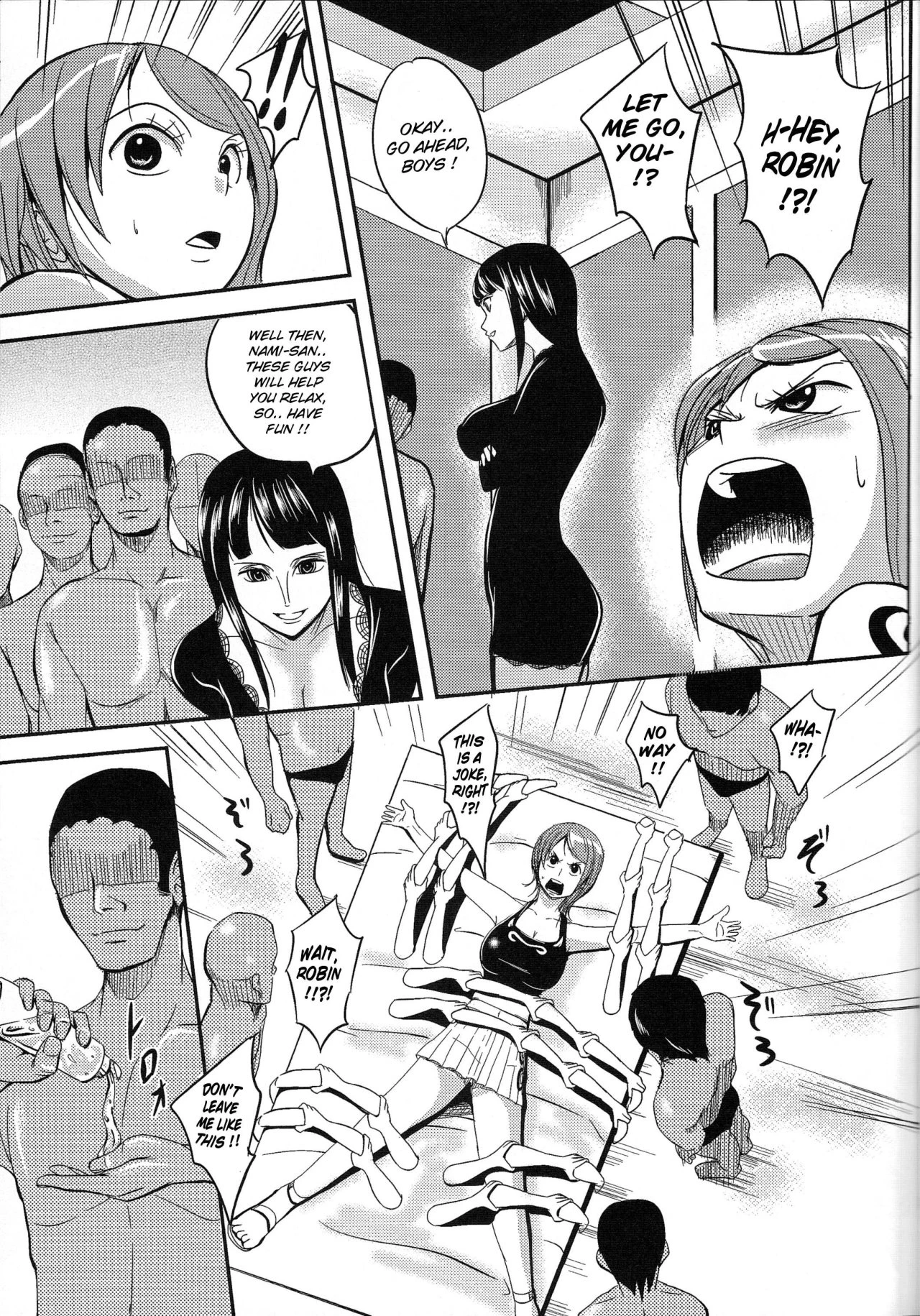 Teasing Nami porn comic picture 7