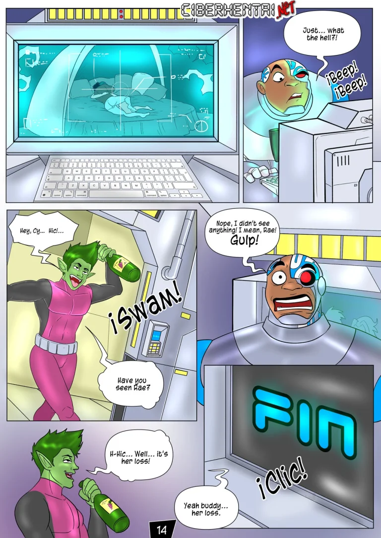 Teen Titans - Last Christmas porn comic picture 15