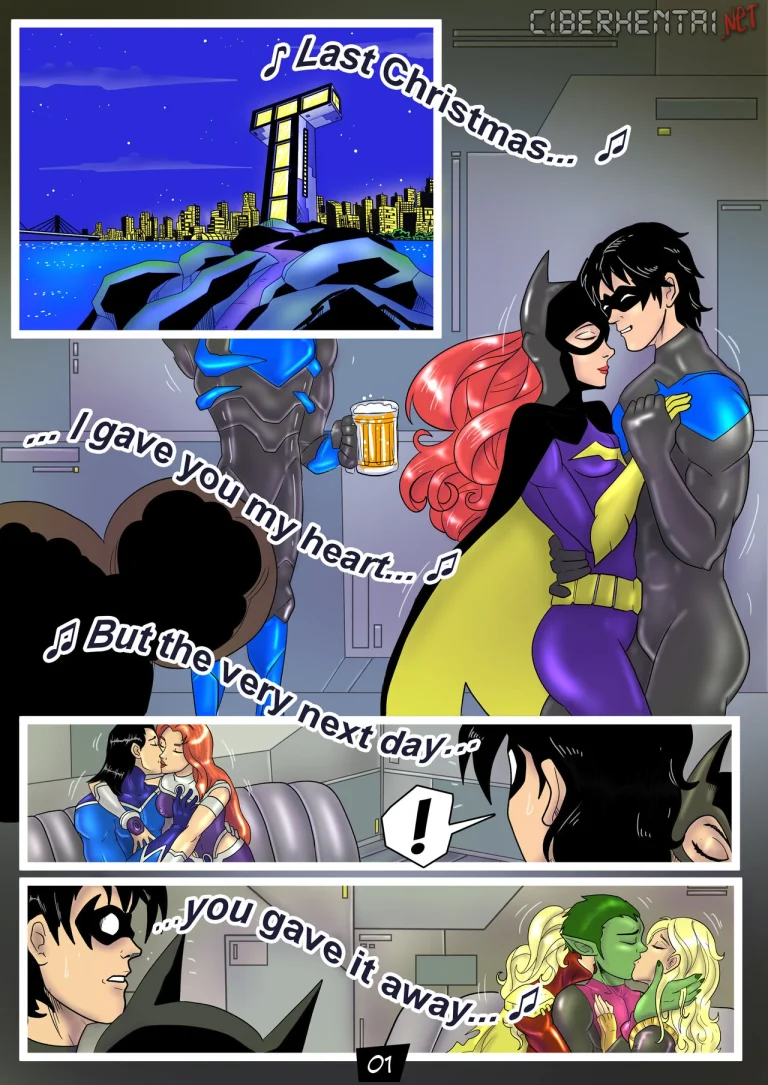 Teen Titans - Last Christmas porn comic picture 2